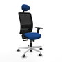 PIQUERAS Y CRESPO Silla de oficina Zulema Azul y Negro
