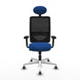 PIQUERAS Y CRESPO Silla de oficina Zulema Azul y Negro