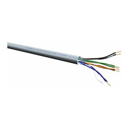 VALUE Cable UTP Cat.6A (Class EA) de Cobre Sólido, Sin Conectores, Gris, 300 m