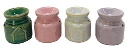 DKD Home Decor Quemador de Cerámica Surtido 7x7x7,5 cm