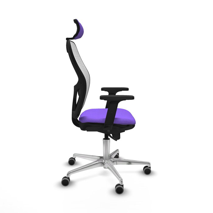 PIQUERAS Y CRESPO Silla de oficina Jorquera con mecanismo sincro, lila y blanco PIQUERAS Y CRESPO Silla de oficina Jorquera con mecanismo sincro, lila y blanco