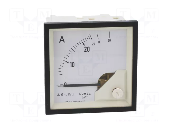 LUMEL EA17N Amperímetro de Panel True RMS 0÷25A AC