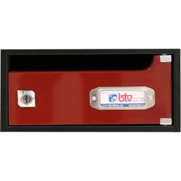 BTV Buzón Horizontal Montecarlo Burdeos 120x240x250mm