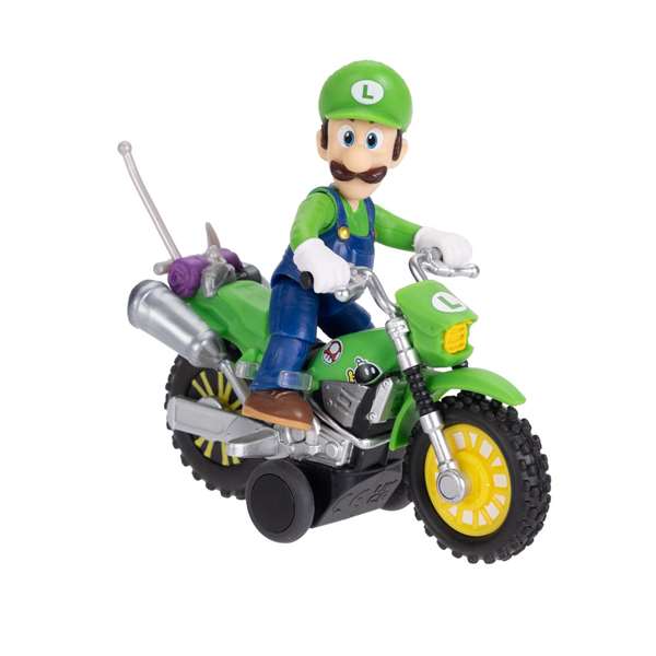 Jakks Pacific Vehículo Super Mario Galaxy con Figura Extraíble, Modelos Surtidos (17x15x10 cm)
