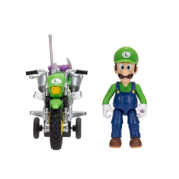 Jakks Pacific Vehículo Super Mario Galaxy con Figura Extraíble, Modelos Surtidos (17x15x10 cm)