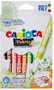 CARIOCA Estuche de 10 Rotuladores Fabric para Tejido, Punta Fina, Colores Surtidos