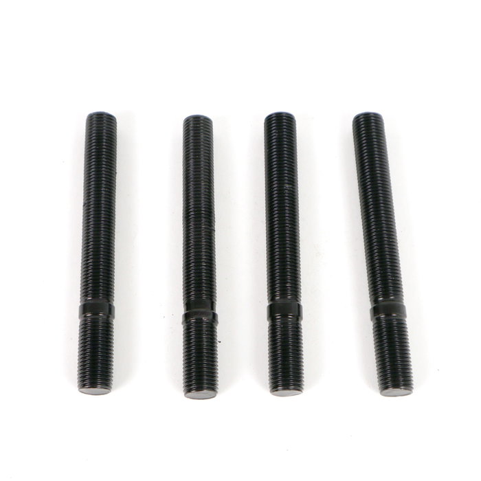 Omp OMPS09671201 Juego 4 Espárragos M12x1.5 Doble Rosca Largo 82 mm Llave Allen Negro Din 10.9