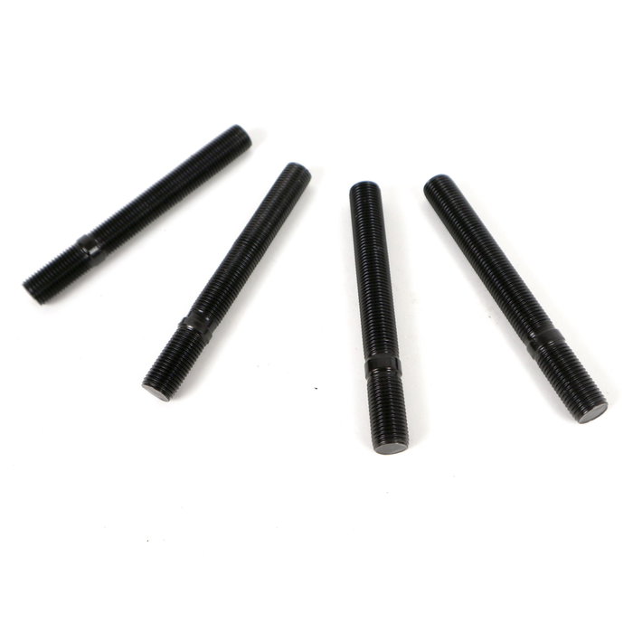 Omp OMPS09671201 Juego 4 Espárragos M12x1.5 Doble Rosca Largo 82 mm Llave Allen Negro Din 10.9