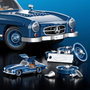 Mattel Hot Wheels Premium Mercedes-Benz 300 SL Gullwing Set de Construcción 1:12