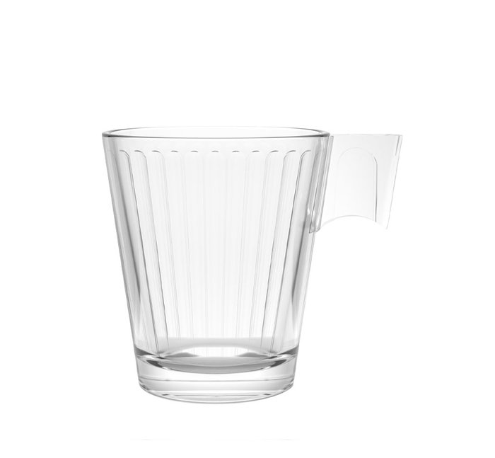 La Mediterranea Set de 3 Tazas de Café Napoli Lineal 8 cl (Pack de 24 Cajas)bu