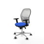PIQUERAS Y CRESPO Silla de oficina Jorquera Azul y Blanco