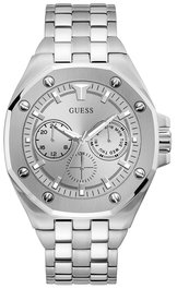 Guess GW0278G1 Reloj Analógico para Hombre con Correa Plateada
