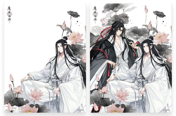 Sakami Merchandise Grandmaster of Demonic Cultivation Carta Efecto 3D Wei Wuxian & Lan Wangji 12 x 16 cm Sakami Merchandise Grandmaster of Demonic Cultivation Carta Efecto 3D Wei Wuxian & Lan Wangji 12 x 16 cm