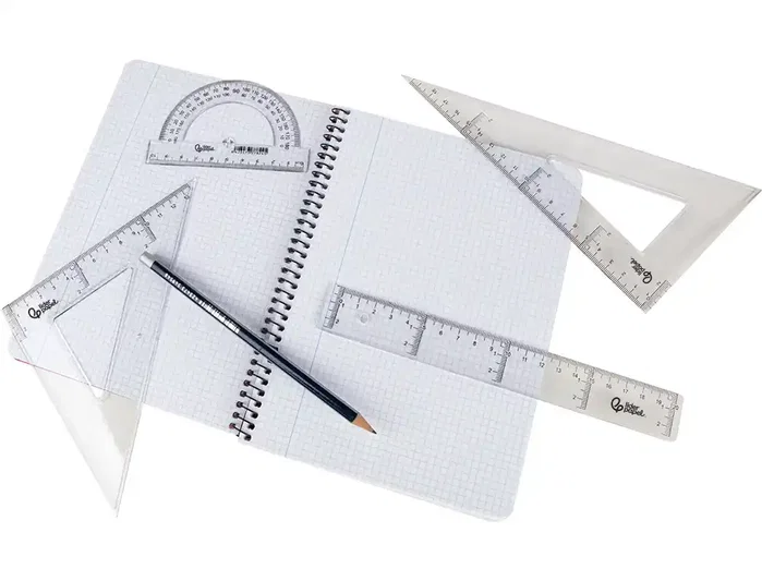 Liderpapel Escuadra de 25 cm Plástico Cristal Liderpapel Escuadra de 25 cm Plástico Cristal