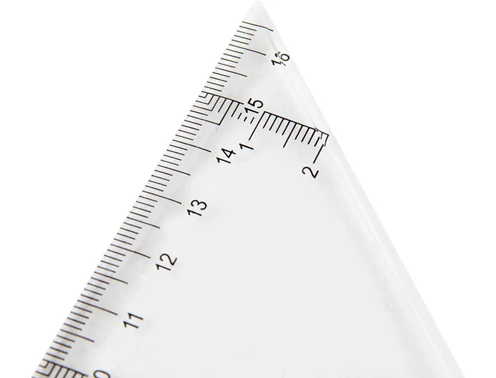 Liderpapel Escuadra 25 cm Plástico Cristal Transparente Biselada Graduada Escala Milímetros Liderpapel Escuadra 25 cm Plástico Cristal Transparente Biselada Graduada Escala Milímetros