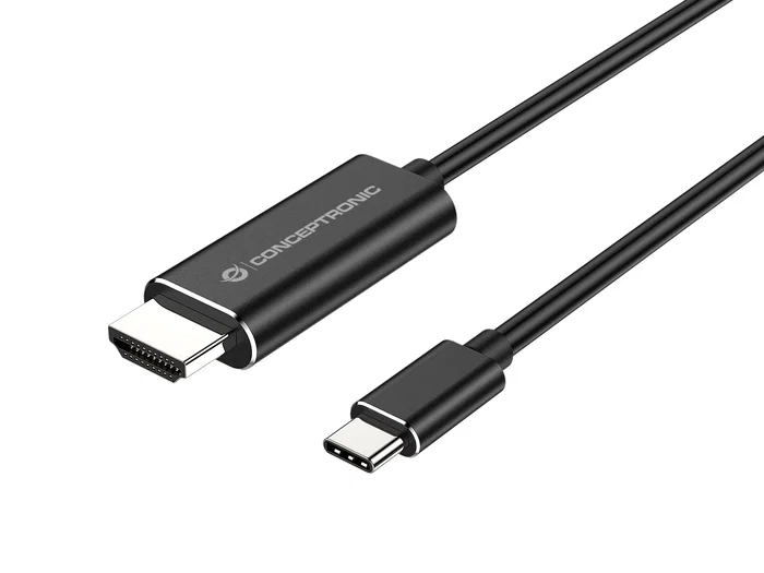 Conceptronic Adaptador USB-C a HDMI ABBY04B 4K 30Hz 2m Conceptronic Adaptador USB-C a HDMI ABBY04B 4K 30Hz 2m
