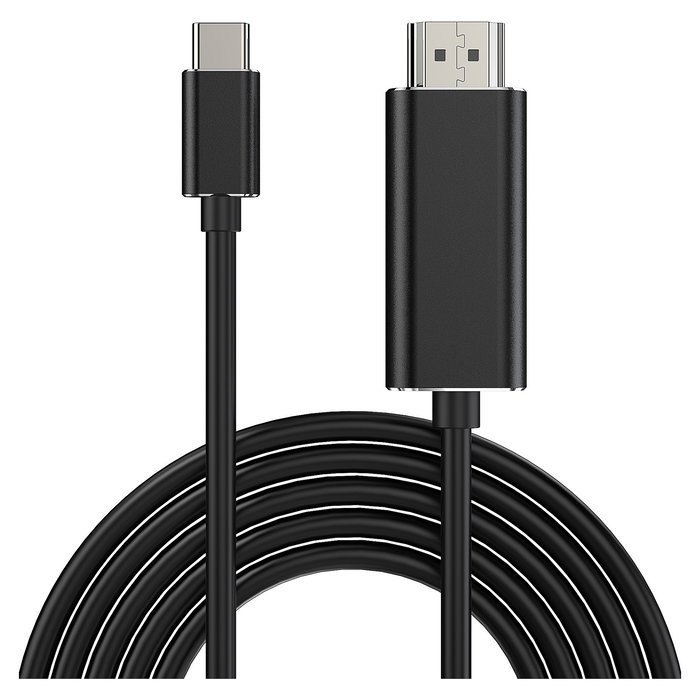 Conceptronic Adaptador USB-C a HDMI, Compatible 4K a 30Hz, Longitud del Cable 2.00m