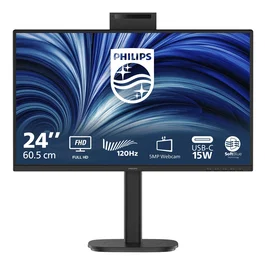 Philips 24B2N3200JH Monitor Profesional 23.8 pulg. Full HD IPS 120 Hz con Webcam