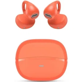 Spc Auriculares Bluetooth Boost Clip con Estuche de Carga, Autonomía 6h, Rojos