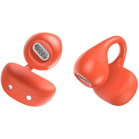 Spc Auriculares Bluetooth Boost Clip con Estuche de Carga, Autonomía 6h, Rojos