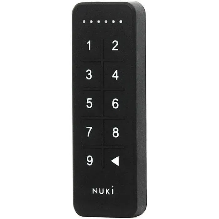 Nuki Teclado numérico de código - Teclado para acceso sin llaves - Negro