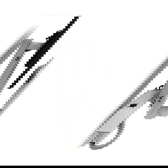 Ergotron StyleView Brazo de Monitor Sit-Stand con Soporte para Tastatur para LCD de hasta 61 cm (24 Pulgadas), 13.2 kg, VESA 75x75/100x100, Blanco