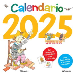 LA GALERA Calendario 2025 con ilustraciones de Pilarín Bayés y adhesivos