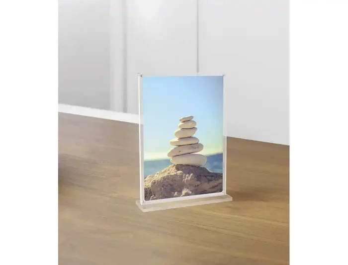 Maul Expositor sobremesa acrílico DIN A5 167x47x230 mm