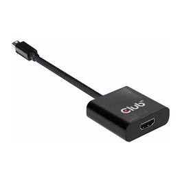 Club 3D Adaptador Activo Mini DisplayPort 1.2 a HDMI 2.0 | 0.15 m | 4K@60Hz | HDR | 3840x2160, 4096x2160 | Soporta 3D