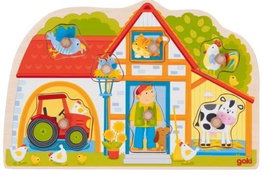 GOKI Puzzle Mi Granja 7 Piezas