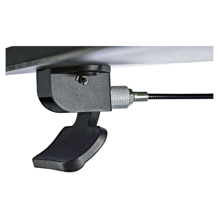 StarTech.com Escritorio de Pie Portátil con Ruedas, Ajuste de Un Toque 750-1200 mm, Soporta 30 kg, Negro, para Ordenador o Portátil, Forma Rectangular 600 x 800 mm