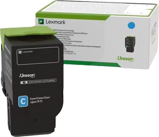 Lexmark 78C2XCE Cartucho de Tóner Cian Extra Alto Rendimiento