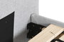 DKD Home Decor Cama Urban Gris Claro 219 x 104 x 170 cm Colección Bed in a Box
