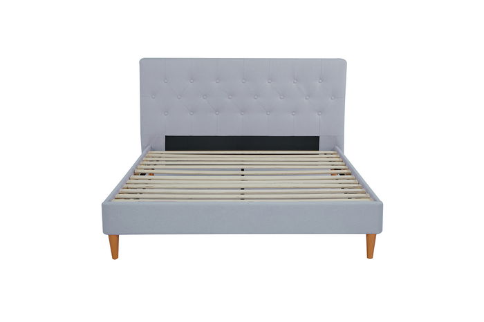 DKD Home Decor Cama Urban Gris Claro 219 x 104 x 170 cm Colección Bed in a Box