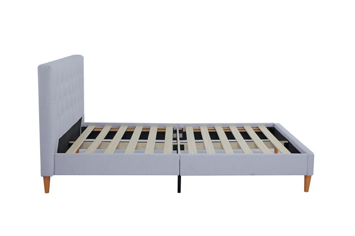 DKD Home Decor Cama Urban Gris Claro 219 x 104 x 170 cm Colección Bed in a Box