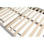 DKD Home Decor Cama de Poliéster Gris Claro con Colchón 150x200