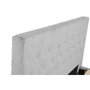 DKD Home Decor Cama de Poliéster Gris Claro con Colchón 150x200