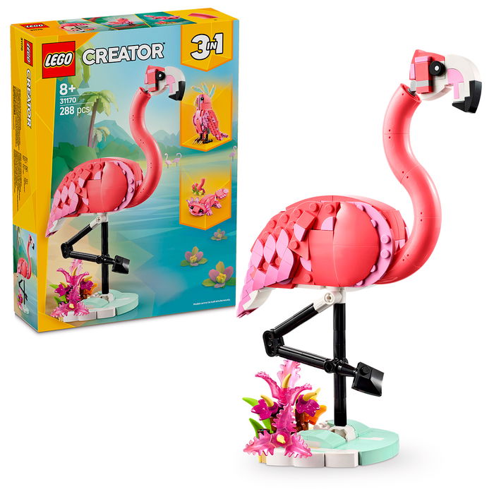 LEGO Creator 3en1 Fauna Salvaje: Flamenco Rosa 31170 LEGO Creator 3en1 Fauna Salvaje: Flamenco Rosa 31170