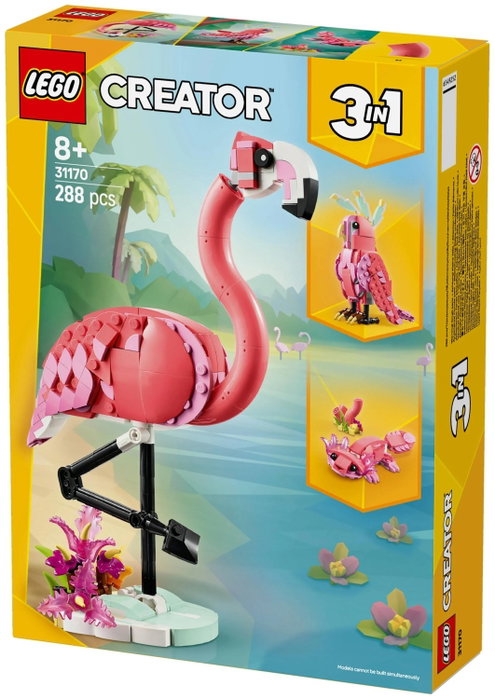 LEGO Creator 3en1 Fauna Salvaje: Flamenco Rosa 31170 LEGO Creator 3en1 Fauna Salvaje: Flamenco Rosa 31170