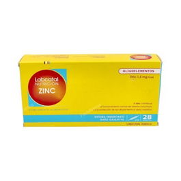 LABCATAL 18 (Zinc) 28 Amp. Ampollas Bebibles con Aporte de Zinc