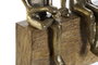 DKD Home Decor Figura de Personas en Mango y Aluminio Dorado
