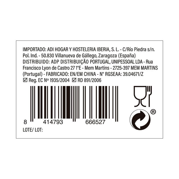 Fuente Rectangular Porcelana Gastro Quid 30.5x19.5x2.5 cm