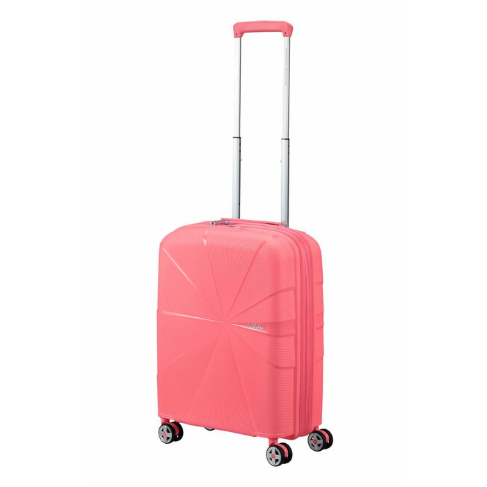 American Tourister Starvibe Spinner Maleta de Cabina Expandible Coral