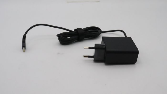 Lenovo Adaptador de Corriente 65W con Puertos Duales y Voltajes Ajustables 20V/15V/9V/5V para Carga Simultánea
