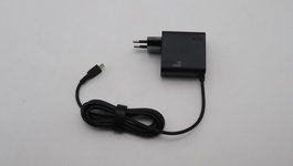 Lenovo Adaptador de Corriente 65W con Puertos Duales y Voltajes Ajustables 20V/15V/9V/5V para Carga Simultánea