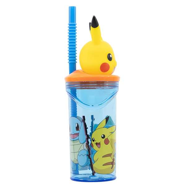Botella de Agua Pokémon Multicolor PVC Plástico 360 ml 9 x 23 x 6 cm