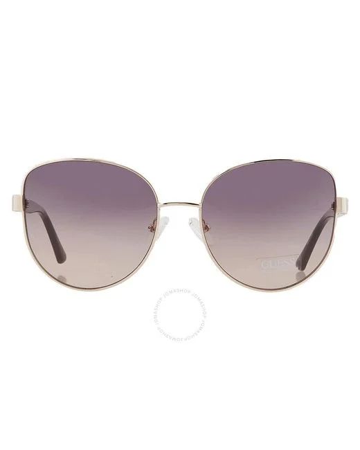Guess GF6172-5932B Gafas de sol doradas con cristal morado