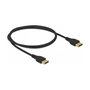 DeLOCK Cable DisplayPort 8K 60 Hz 1 m sin pestillo
