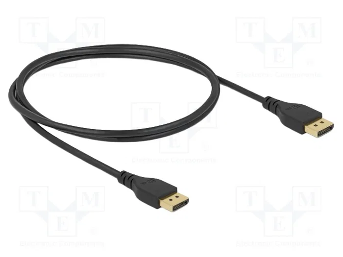 DeLOCK Cable DisplayPort 8K 60 Hz 1 m Certificado DP 8K sin pestillo