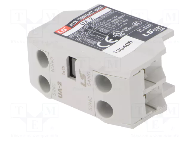 LS ELECTRIC Contactores auxiliares UA-2 1A1B con agarres de tornillo